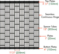 Starlite wide body brick pattern drawing